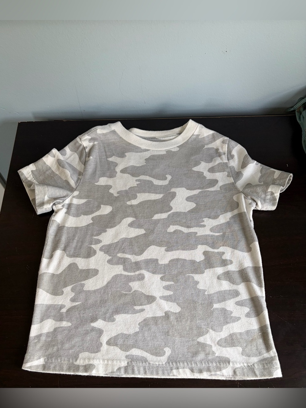 Kids Gray Camo Short-Sleeve Tee